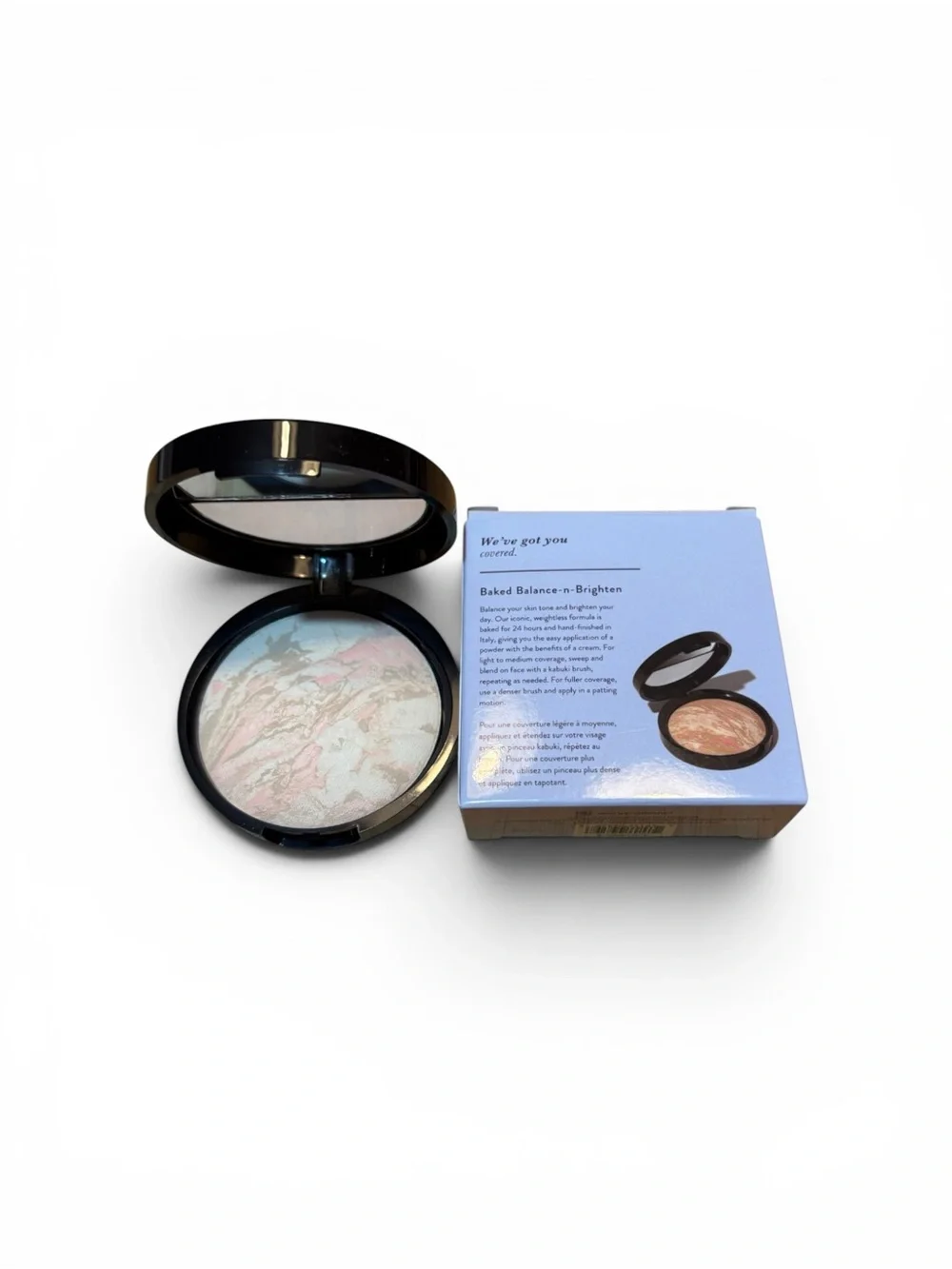 Laura Geller Baked Balance-n-Brighten Color Correcting Foundation-Porcelain NWT